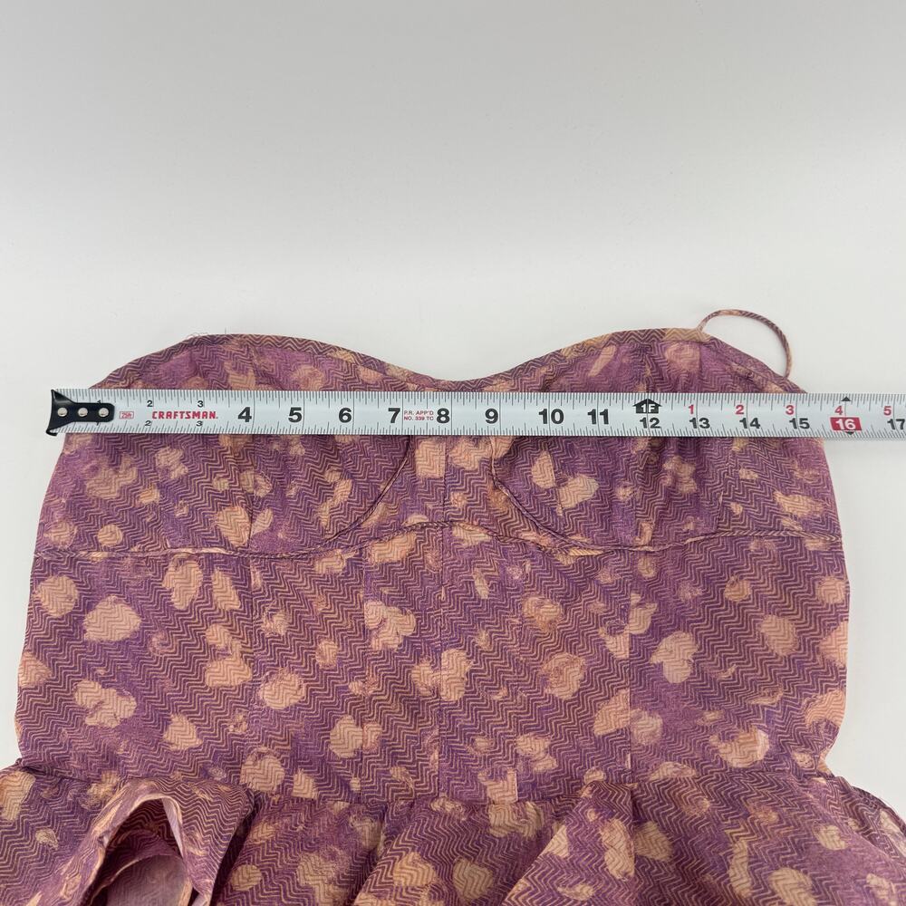 Ulla Johnson Celina Silk Cotton Blend Dress Sz 8 Ruffle Pattern Mini NWOT - Picture 8 of 9